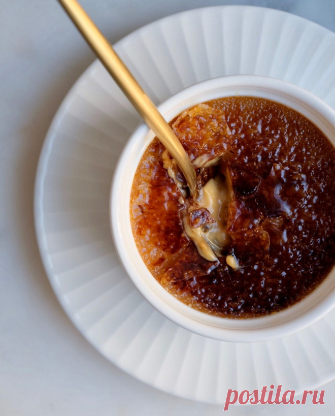 Крем-брюле со вкусом соленой карамели • Dolce Vita Blog