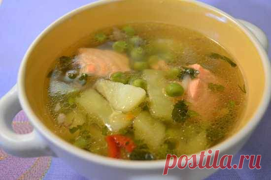 Рыбный суп с зеленым горошком — Кулинарная книга - рецепты с фото