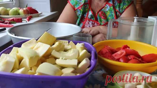Аджика из кабачков. Необычно и вкусно!