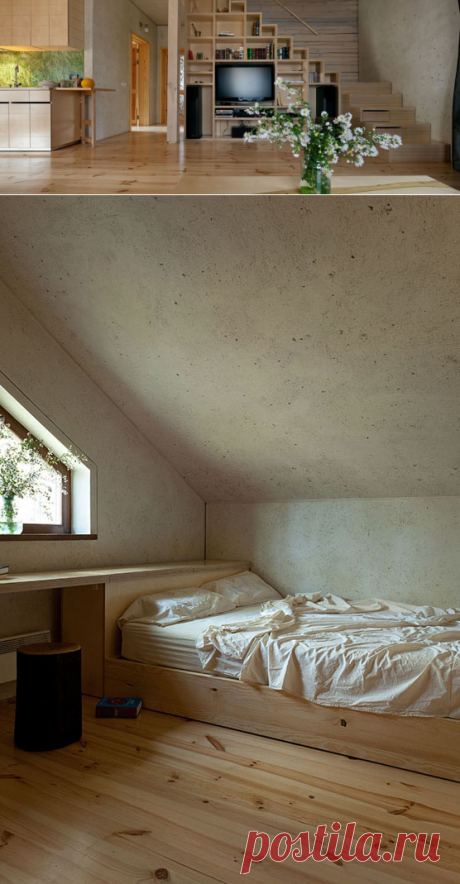 Эко-интерьер брусового дома от Ryntovt Design - Дизайн интерьеров | Идеи вашего дома | Lodgers