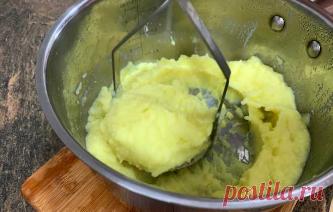 Как я готовлю картофельное пюре за 10 минут (не только быстро, но и вкусно получается) | Кухня наизнанку | Яндекс Дзен