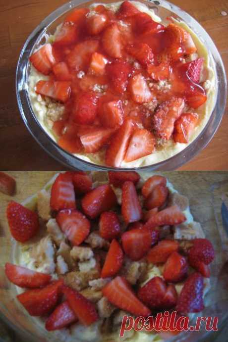 Ягодно – кремовый десерт. | 4vkusa.ru