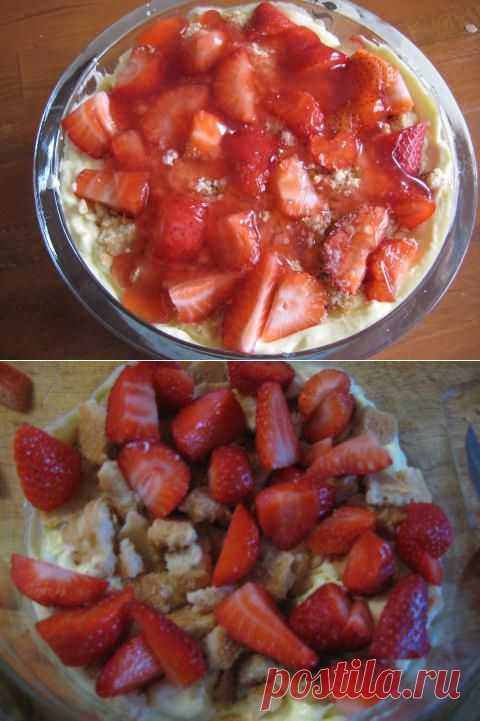 Ягодно – кремовый десерт. | 4vkusa.ru