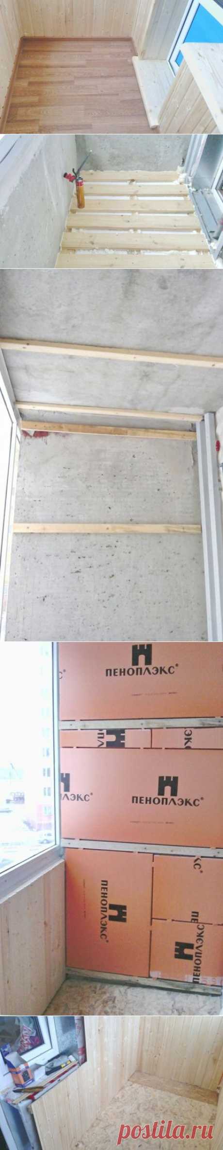 Отделка лоджии «вагонкой» — Наши дома