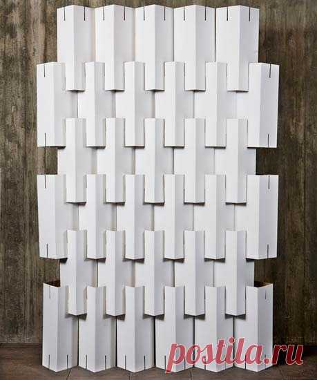 Картонная ширма. Классные идеи!