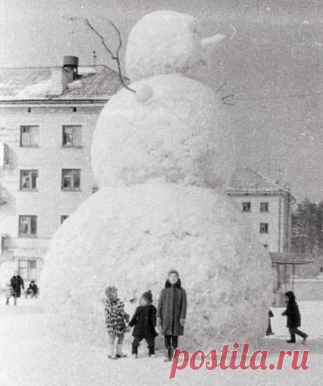 Снеговик в Пензе, 1960 г