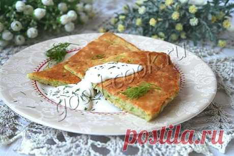 жареные лепёшки с кабачками и зеленью. Рецепт приготовления