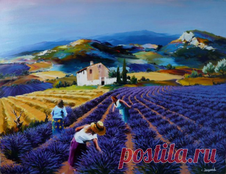 Художник Кристиан Жекель мастер самых ярких красок.