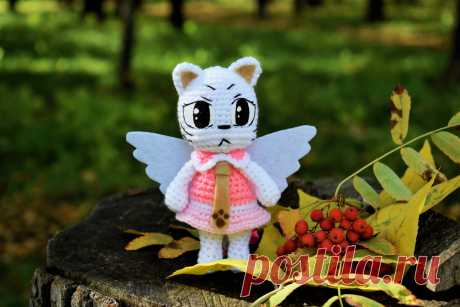 PDF Хэппи. FREE amigurumi crochet pattern. Бесплатный мастер-класс, схема и описание для вязания амигуруми крючком. Вяжем игрушки своими руками! Fairy Tail, Хвост Феи, кот, котик, кошка, котенок, cat, kitten, chat, gato, kater, kočka, kedi. #амигуруми #amigurumi #amigurumidoll #amigurumipattern #freepattern #freecrochetpatterns #crochetpattern #crochetdoll #crochettutorial #patternsforcrochet #вязание #вязаниекрючком #handmadedoll #рукоделие #ручнаяработа #pattern #tutorial #häkeln #amigurumis
