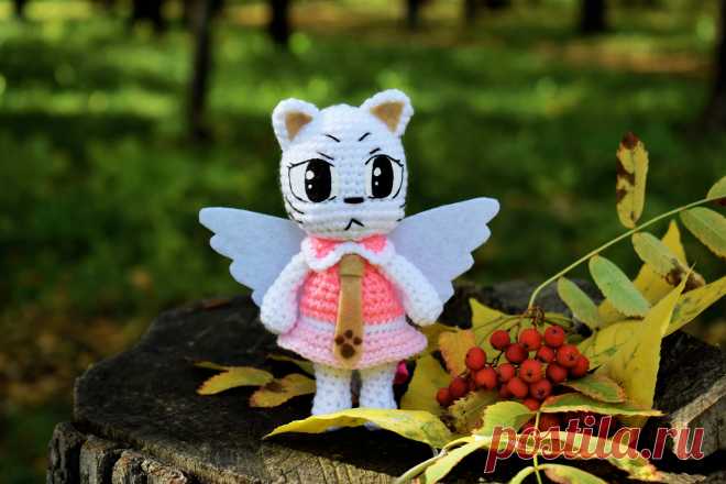 PDF Хэппи. FREE amigurumi crochet pattern. Бесплатный мастер-класс, схема и описание для вязания амигуруми крючком. Вяжем игрушки своими руками! Fairy Tail, Хвост Феи, кот, котик, кошка, котенок, cat, kitten, chat, gato, kater, kočka, kedi. #амигуруми #amigurumi #amigurumidoll #amigurumipattern #freepattern #freecrochetpatterns #crochetpattern #crochetdoll #crochettutorial #patternsforcrochet #вязание #вязаниекрючком #handmadedoll #рукоделие #ручнаяработа #pattern #tutorial #häkeln #amigurumis
