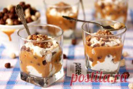 Творожный десерт со сгущёнкой - рецепт с фотографиями