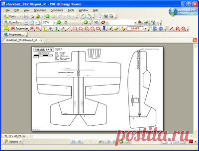 Aircraft Modeling - Статьи - Печать PDF чертежей больших размеров