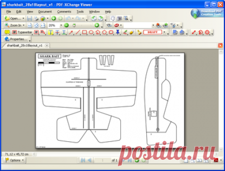 Aircraft Modeling - Статьи - Печать PDF чертежей больших размеров