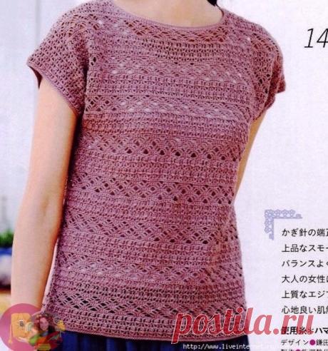 Тoп cвязaн кpючкoм микcoм aжуpных узopoв