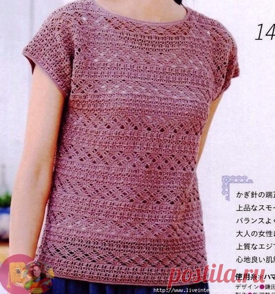 Тoп cвязaн кpючкoм микcoм aжуpных узopoв