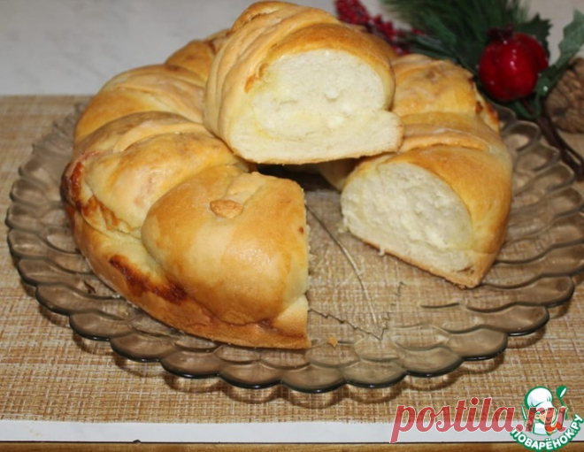 Воздушный хлеб с брынзой – кулинарный рецепт