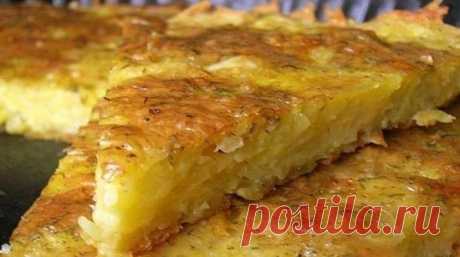 Запеканка из картофеля с чесноком