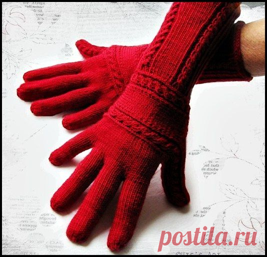 Вяжем перчатки
