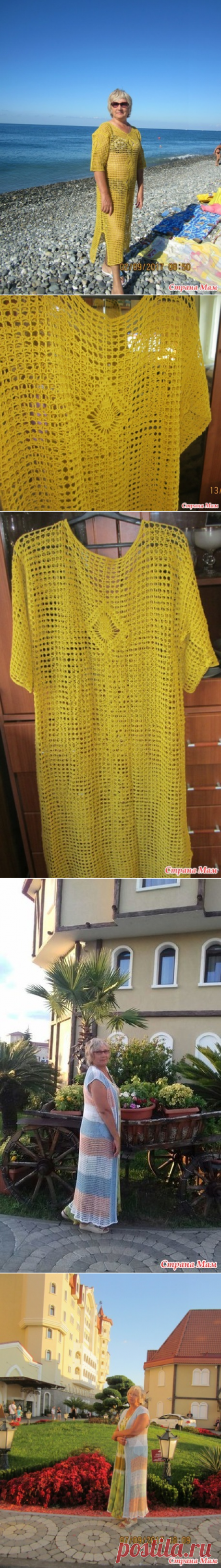 Пляжная туника и летний жилет - мой отдых в Адлере. - Вязание - Страна Мам
