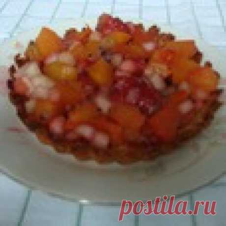 Постные корзиночки с фруктами Кулинарный рецепт