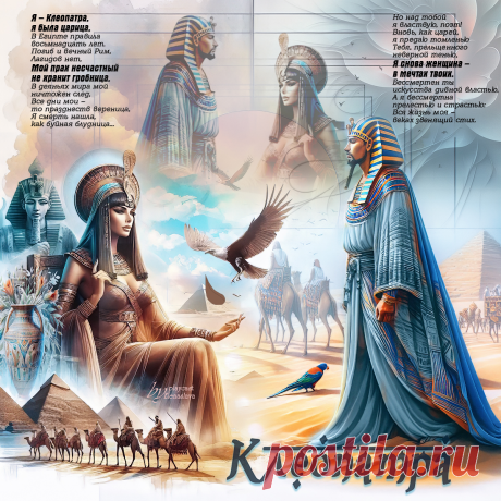 Клеопатра... ~ Открытка (плейкаст)