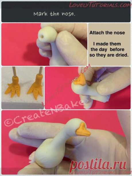 утенок - Страница 4 - Мастер-классы по украшению тортов Cake Decorating Tutorials (How To's) Tortas Paso a Paso