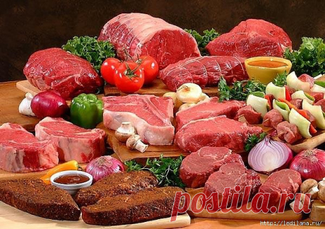 самая полная таблица калорийности мяса, мясопродуктов и птицы в 100 г..
