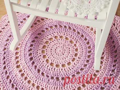 Круглый коврик для детской / KNITLY.com - блог о рукоделии, мастерклассы