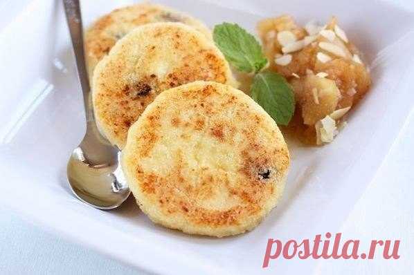 Как приготовить сырники с манкой и изюмом - рецепт, ингридиенты и фотографии