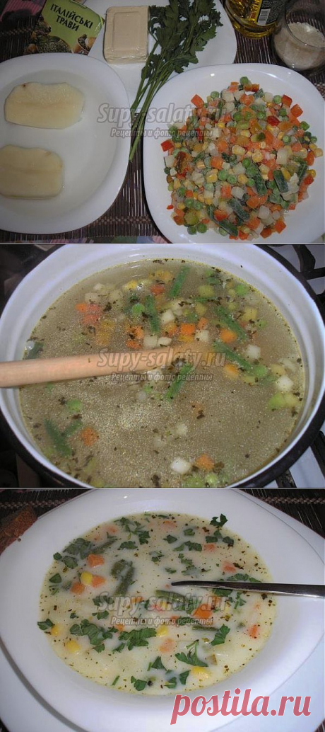 Быстрый овощной суп на курином бульоне. Рецепт с пошаговыми фото