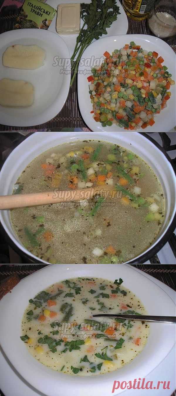 Быстрый овощной суп на курином бульоне. Рецепт с пошаговыми фото