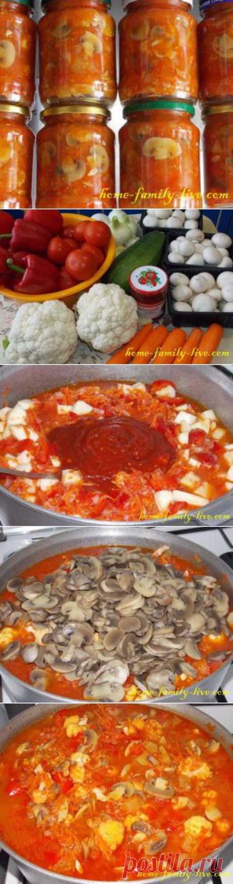 Овощное ассорти - Кулинарные рецепты