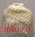 Шаль в технике 