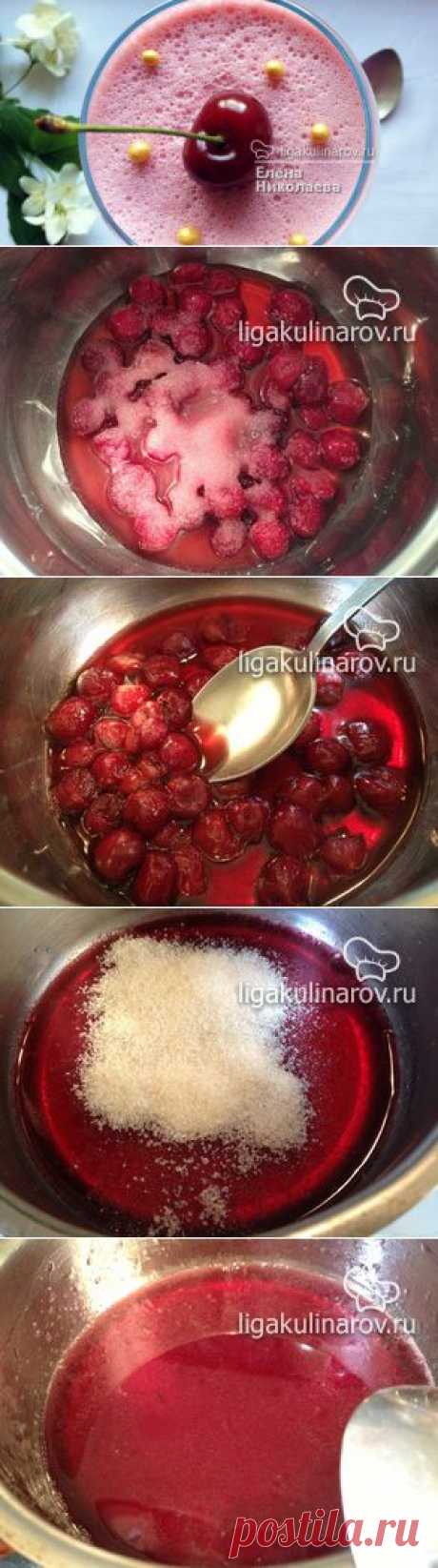Йогуртовый вишневый мусс – рецепт с фото от Лиги Кулинаров, пошаговый рецепт