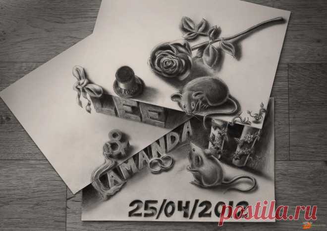Рисунки 3D.Ramon Bruin