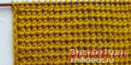 Эффектный узор спицами! Очень просто! - svjazat.ru