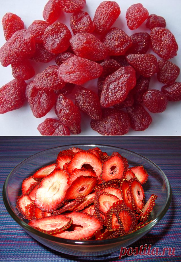 Невероятно вкусные лакомства из сушеной клубники