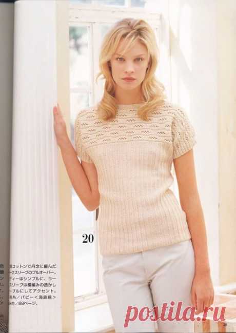 #безрукавка@japanese_knitting
#джемпер@japanese_knitting
#спицы@japanese_knitting