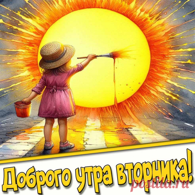 Картинка доброго утра Вторника