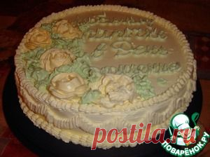 Медовик из наливных коржей - кулинарный рецепт