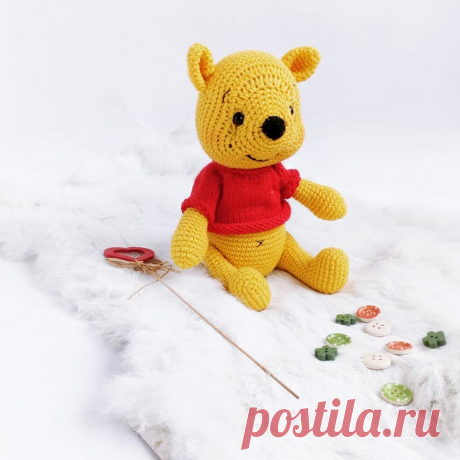 PDF Винни Пух крючком. FREE crochet pattern; Аmigurumi doll patterns. Амигуруми схемы и описания на русском. Вязаные игрушки и поделки своими руками #amimore - Винни Пух, Winnie the Pooh, медведь, зефирный медвежонок, плюшевый мишка, teddy bear, oso, suportar, ours, bär, ayı, niedźwiedź, medvěd, bära. Amigurumi doll pattern free; amigurumi patterns; amigurumi crochet; amigurumi crochet patterns; amigurumi patterns free; amigurumi today.