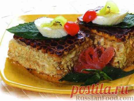 Рецепт: Бананово-творожный торт на RussianFood.com