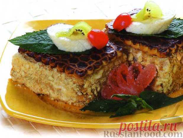Рецепт: Бананово-творожный торт на RussianFood.com