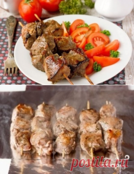 Шашлык на шпажках в духовке - пошаговый рецепт с фото на Повар.ру