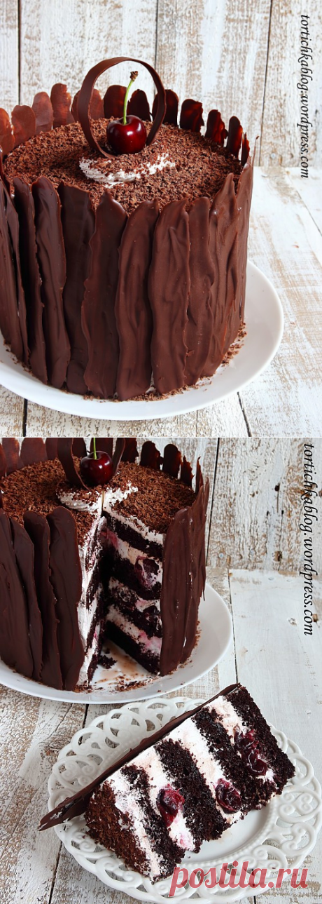 Торта „Шварцвалд“ /Schwarzwald cake (Black forest cake) / Schwarzwälder kirschtorte – ТОРТИЧКА