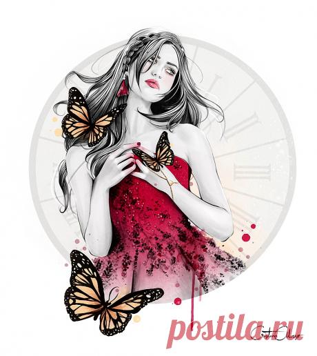 Фэшн-иллюстратор Кристина Алонсо (Cristina Alonso). Часть 1.