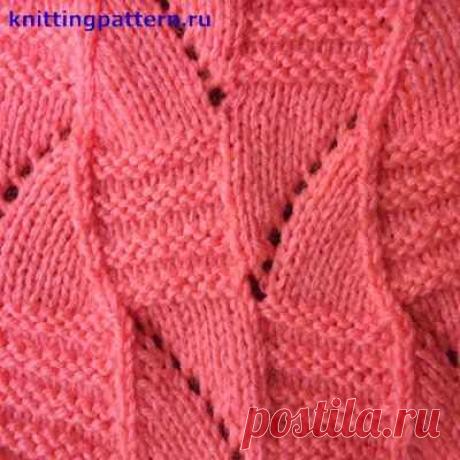 Узоры вязание Поплавки