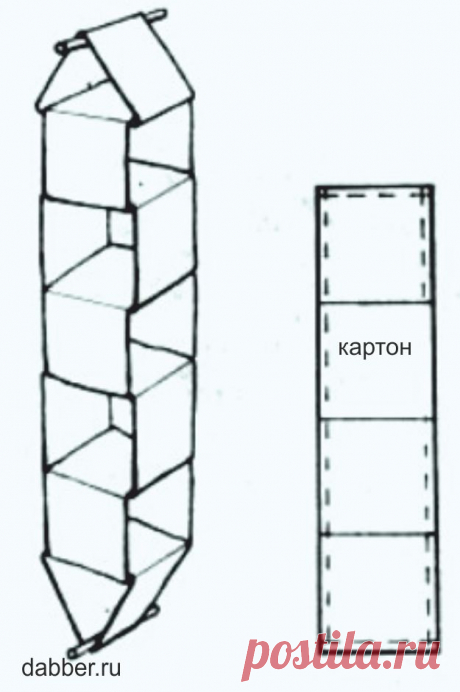 Полка из ткани своими руками.