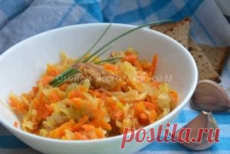 Как приготовить тушеную капусту с мясом в мультиварке  | Ом-ном-ном с Мариной М.