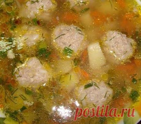 Классический суп с фрикадельками - рецепты с фото
